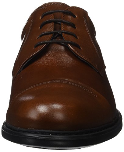 Fluchos Simon, Zapatos de Cordones Derby para Hombre, Marrón (Libano 000), 43 EU