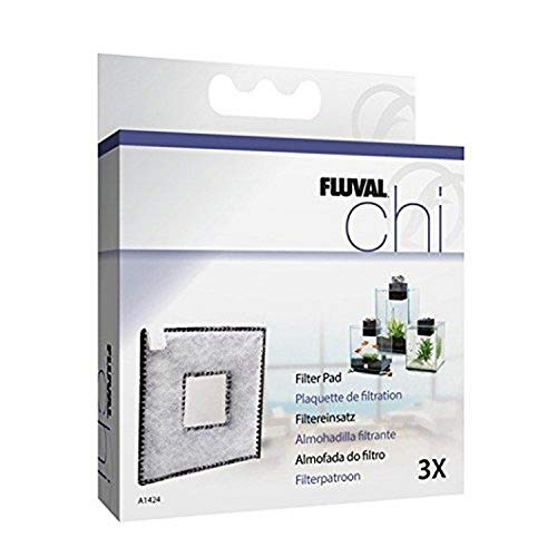 Fluval Carga de Carbon Chi II, 3 Unidades