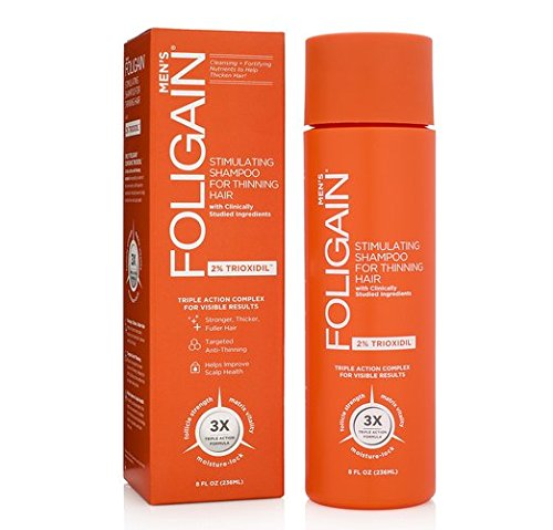 Foligain™ Champú anti caída de cabello para hombre – Foligain™ trioxidil 2% – 236 ml