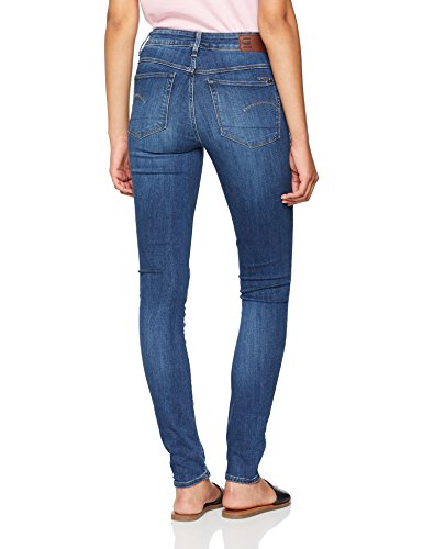 G-STAR RAW 3301 High Waist Skinny Vaqueros, Azul (medium blue aged 8968-9362), 23W / 26L para Mujer