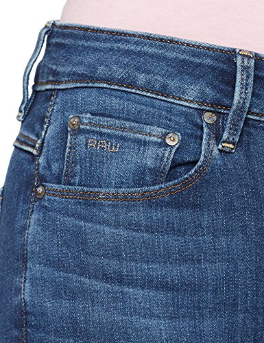 G-STAR RAW 3301 High Waist Skinny Vaqueros, Azul (medium blue aged 8968-9362), 23W / 26L para Mujer