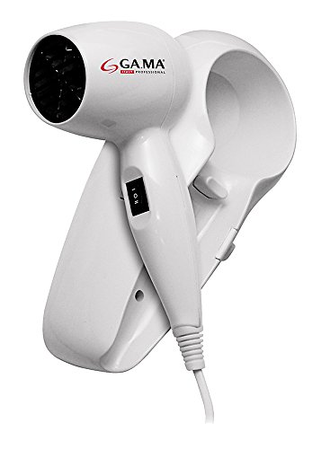 GAMA ITALY PROFESSIONAL A21.805 - Secador de pelo de pared, 1200 W de potencia, motor DC ultra