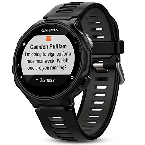 Garmin Forerunner 735XT Pack de Reloj Multisport, Unisex Adulto, Negro y Gris, M