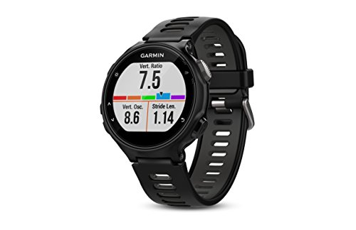 Garmin Forerunner 735XT Pack de Reloj Multisport, Unisex Adulto, Negro y Gris, M