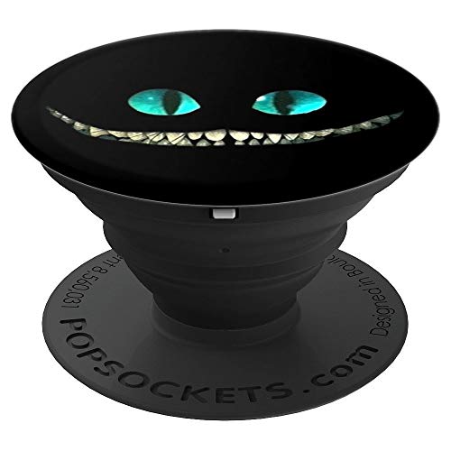 Gato de Cheshire | Aqui Todos Estamos Locos Alicia PopSockets Agarre y Soporte para Teléfonos y Tabletas