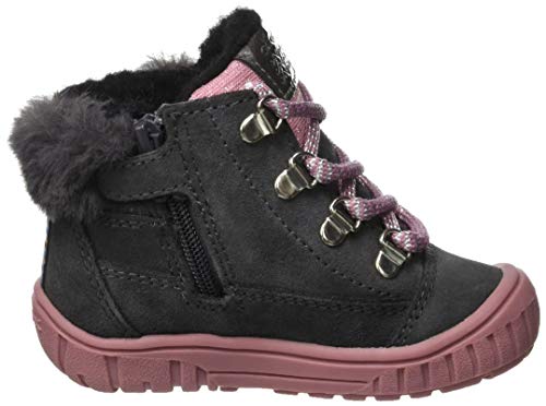 Geox B Omar Girl WPF A, Botas para Bebés, Gris (Dk Grey C9002), 23 EU