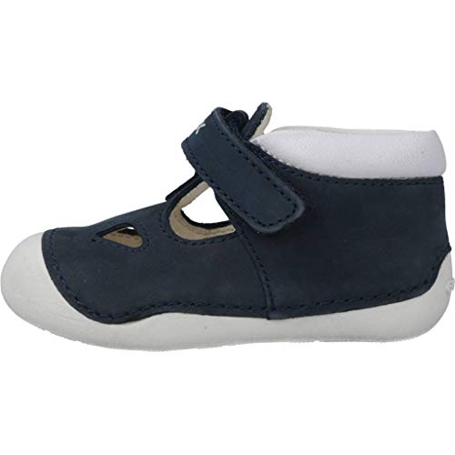 Geox B TUTIM A, Zapatillas para Bebés, Navy/White C4211, 21 EU