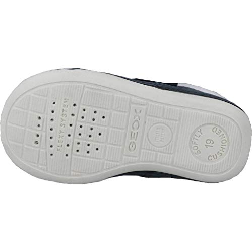 Geox B TUTIM A, Zapatillas para Bebés, Navy/White C4211, 21 EU