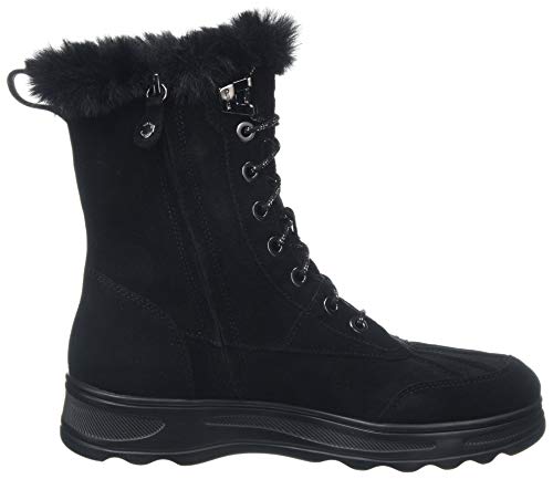 Geox D HOSMOS B ABX B, Botas de Nieve para Mujer, Negro (Black C9999), 39 EU