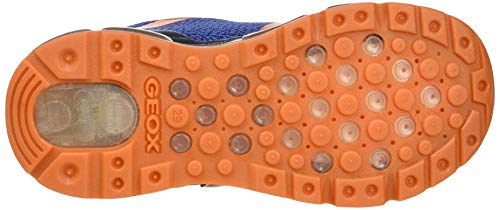 Geox J Android Boy A, Zapatilla Baja para Niños, Azul (Navy/Orange C0659), 32 EU