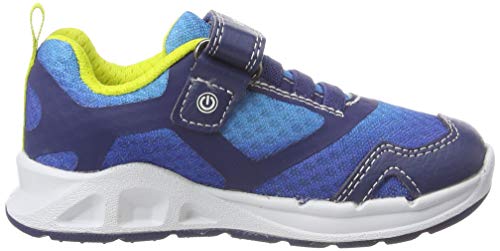 Geox J Dakin Boy A, Zapatillas para Niños, Azul (Navy/Lime C0749), 28 EU