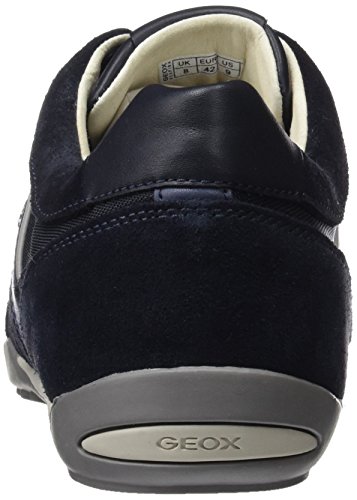 Geox U Wells C, Zapatillas para Hombre, Azul (Dark Navy), 42 EU