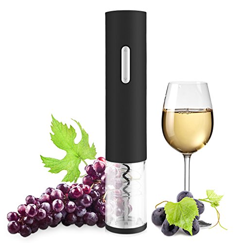 GHB Sacacorchos Eléctrico Abridor de Botellas Eléctrico con Cortador de Papel/Vertedor/Tapón de Vacío/Aerator/Anillo de Vino Funciona con Batería