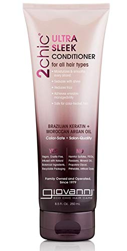 GIOVANNI - 2chic Brazilian Keratin & Argan Oil Ultra-Sleek Conditioner - 8.5 fl. oz. (250 ml)