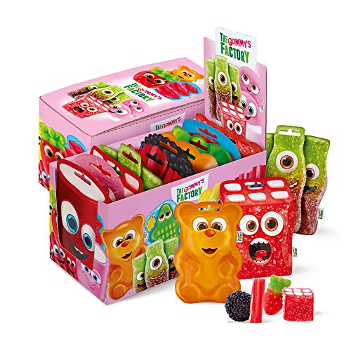 Gommy´s Factory, Golosina (Happy box) - 10 de 90 gr. (Total 900 gr.)