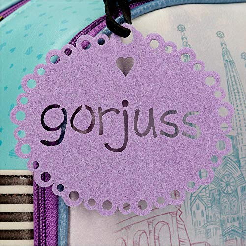 Gorjuss Neceser Friends Walk Together, Morado, 22x10x10 cm