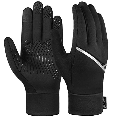 Guantes de Invierno Calientes a Prueba del Viento Guantes para el Clima Frío de Pantalla Táctil con Diseño Antideslizante (M)