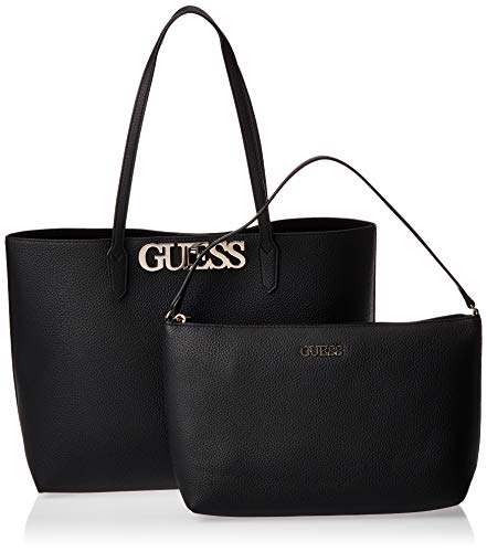 Guess - Uptown Chic Barcelona Tote, Mujer, Negro (Nero), 42x28.6x13 cm (W x H L)