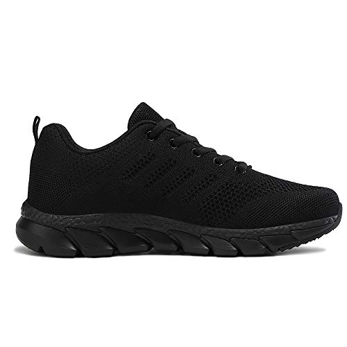 Guqi Zapatillas Deportivas de Mujer Running Zapatos para Correr Gimnasio Calzado（All Black.39EU