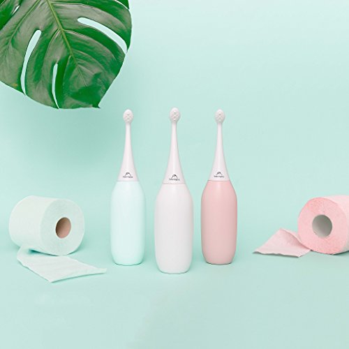 HAPPYPO Easy-Bidet - Para la higiene íntima y ducha femenina Una limpieza y un bienestar excelente ︎ Ecológico ︎ No requiere baterías, incluye bolsa de viaje ︎ delicado con la piel irritada