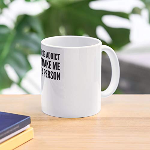 Hardymedicalsupplies Addict Marijuana Heroin Rights Justice Social Drug Awareness Junkie Equality Human Taza de café con Leche 11 oz