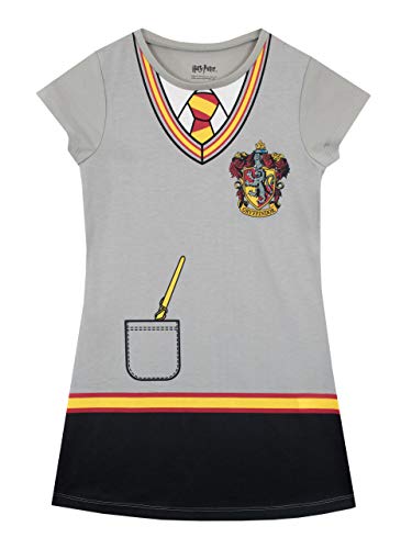 HARRY POTTER Camisón para Niñas Gryffindor Gris 9-19 Años