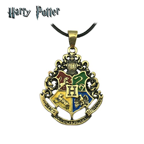 Harry Potter Collar colgante casa Crests películas libros Cosplay por Athena marcas