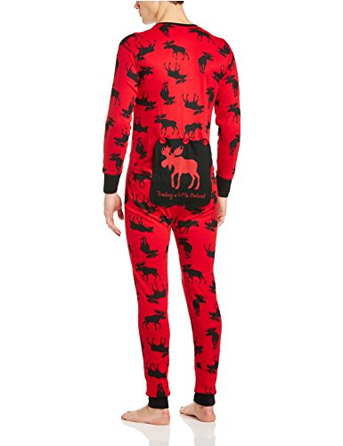 Hatley Moose On Red Body, S para Hombre