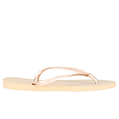 Havaianas Slim Chanclas Mujer, Marrón (Rose Gold), 37/38 EU