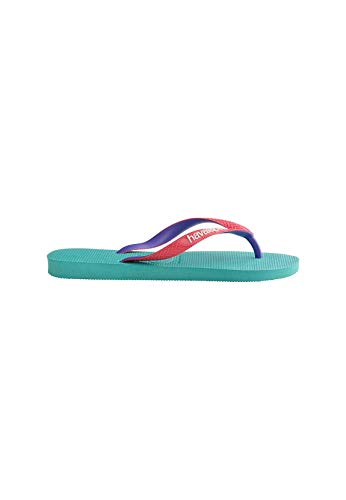 Havaianas Top Mix, Chanclas Unisex Adulto, Multicolor (Lake Green/Flamingo), 39/40 EU