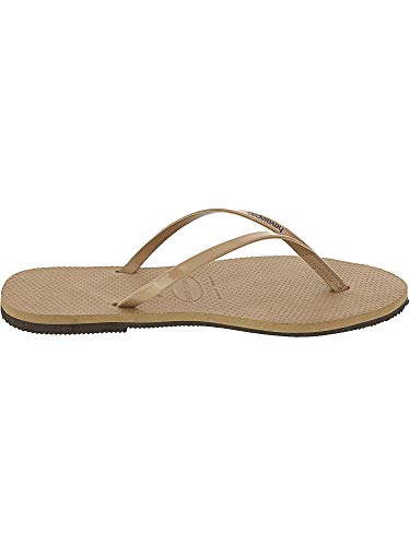 Havaianas You Metallic, Chanclas para Mujer, Beige (Rose Gold), 39/40 EU