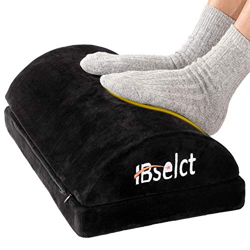 HBselect Almohada Pies Espuma De Memoria Reposapiés para Relajarse Reducción del Dolor,Funda Desmontable y Lavable