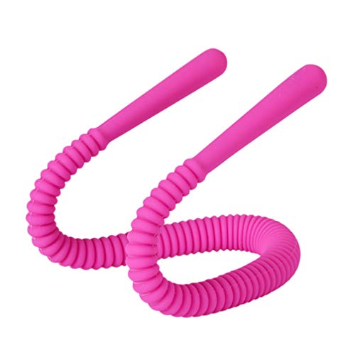 Heallily espéculo vaginal suave y flexible dilatador vestibular femenino separador vaginal para mujeres (rosa roja)