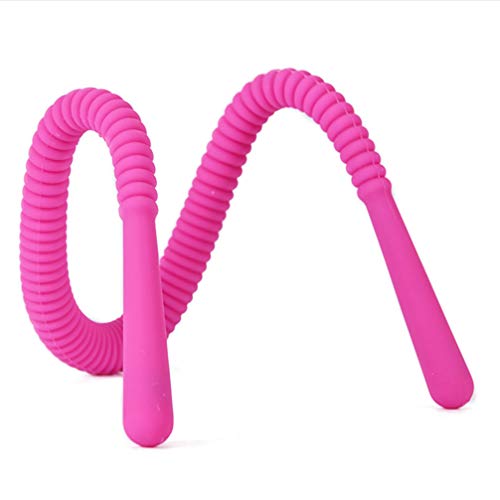 Heallily espéculo vaginal suave y flexible dilatador vestibular femenino separador vaginal para mujeres (rosa roja)