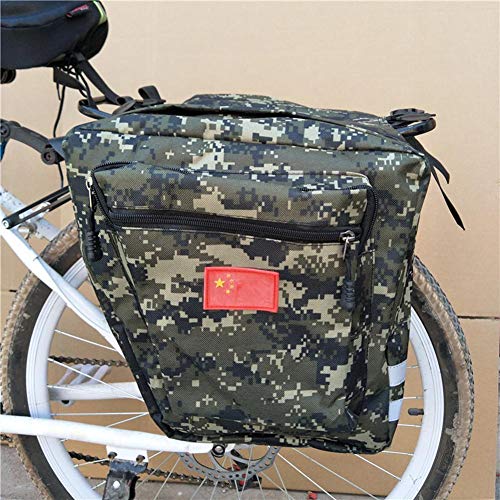 Hearthrousy Alforjas para Bicicleta Bolsa de Bicicleta Bicicleta Pannier Bolsa Impermeable de Tija Asiento Trasera para Bici Montaña Cycling Ciclismo Viaje