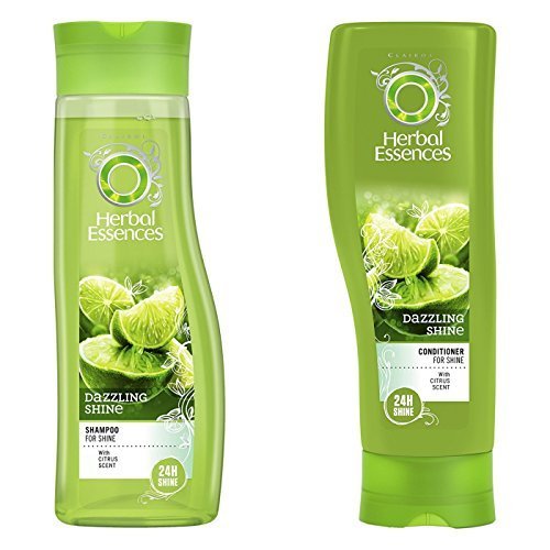 Herbal Essences Dazzling BRILLO Set Champú y Acondicionador Con Citrus Fragancia LOTE CON EXCLUSIVO Belleza Uñas