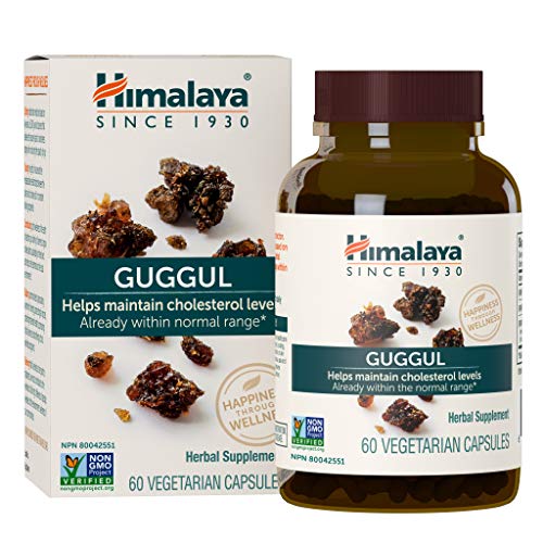 Himalaya Guggul, for Healthy Cholesterol and Triglyceride Levels, 60 capsules, 750 mg