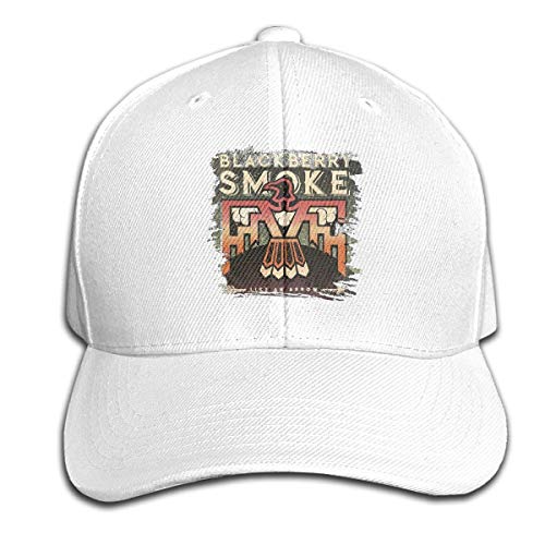 Hip Hop Baseball Cap,Blackberry-Smoke Adjustable Snapbacks Plain Sun Hats Black