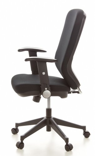 hjh OFFICE Traffic 30 Silla de Oficina, Tela, Negro, 48.0x58.0x117.0 cm