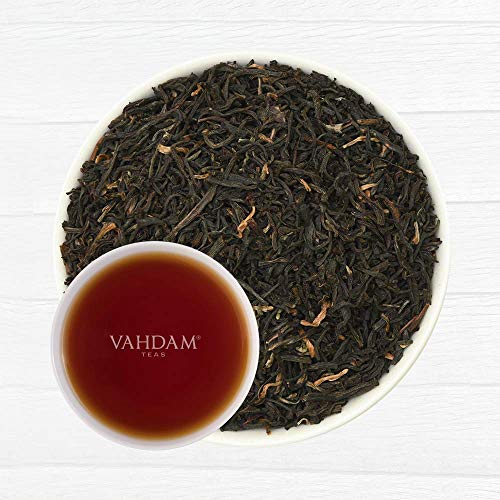 Hoja de Té Negro Assam (+200 Tazas) | FUERTE, MALTEADO E INTENSO | 100% Puro, Sin Mezclas | Té Negro a Granel | Sirve de TÉ FRÍO, Infusión Caliente o Té Kombucha | Té de Hoja Larga FTGFOP1, 454g