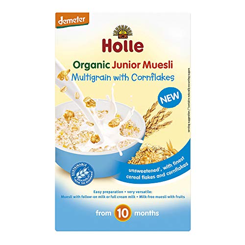 Holle Papilla de Muesli Multicereales con Maíz +10 Meses 100 g