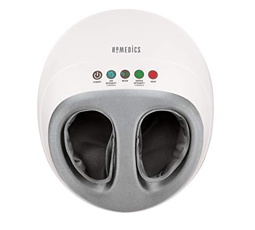 HoMedics FMS-350H-EU - Masajeador de pies Shiatsu + aire, calor infrarrojo, compresión, 3 intensidades