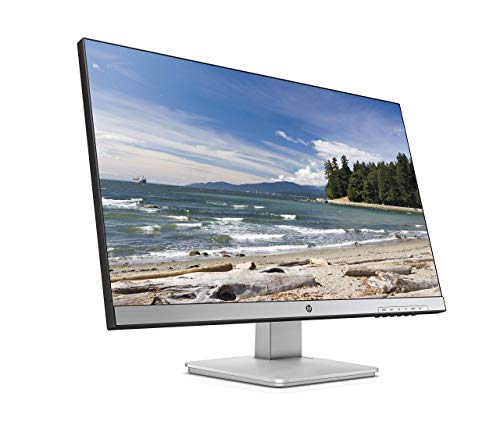 HP 27q - Monitor de 27" QHD (2560x1440, LED, 16:9, HDMI 1.4 x1, DisplayPort 1.2 x1, VGA, 60 Hz, 2ms, Flicker Free, Antireflejo, Low Blue light, Ajustable en altura), Negro y blanco