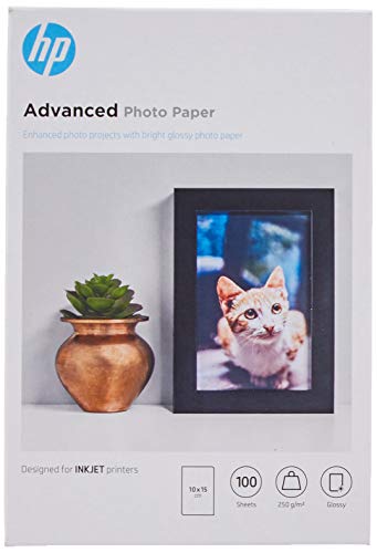 HP Advanced Q8692A - Papel fotográfico (100 hojas, 10X15 cm), el Embalaje puede Variar