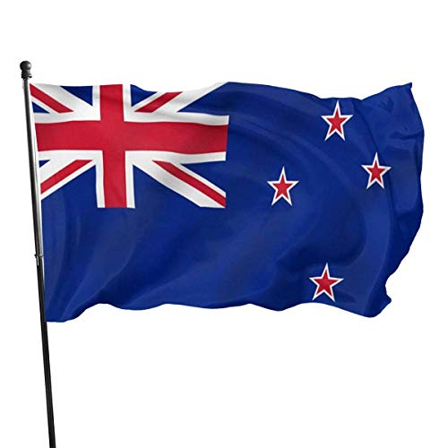 huatongxin Decorative Bandera del jardíns,Demonstration Bandera,Commemorative Bandera, 3X5 Ft American Bandera,Home Bandera,Outdoor Military Bandera,New Zealand Bandera New Zealander Kiwi Nation