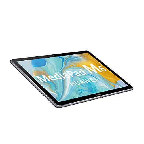 HUAWEI MediaPad M6 - Tablet 10.8" con Pantalla 2K de 2560 x 1600 IPS (WiFi, RAM de 4GB, ROM de 64GB, Kirin 980, EMUI 10) Color Gris Titanio