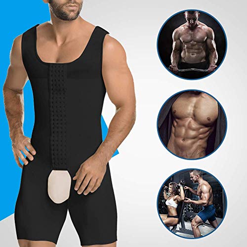 HuntDream Faja para Hombre Fajas Colombianas para Hombres Ropa de Alta compresión Fajas Body Shaper Boxer Body