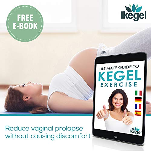 Ikegel Kegel Bolas Chinas Intimina Con Libro Electronico En Espanol | Fácil de Usar | Juego De 6 Pelotas De Ejercicio De Silicona | Bolas Kegel | Bolas Chinas de la Salud | Bolas China Suelo Pelvico