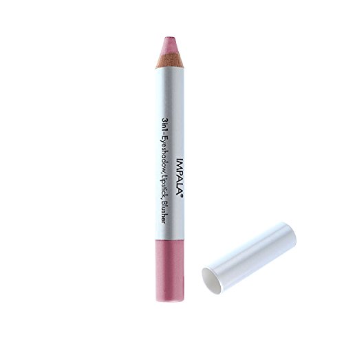 Impala Lápiz Jumbo 3 en 1 Color 15 Rosa Antiguo Sombra de ojos, Lápiz Labial o Colorette