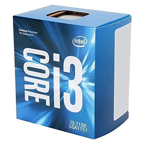 Intel BX80677I37100 - 51W Core i3-7100 Kaby Lake de doble núcleo a 3.9 GHz LGA 1151, procesador de escritorio Intel HD Graphics 630